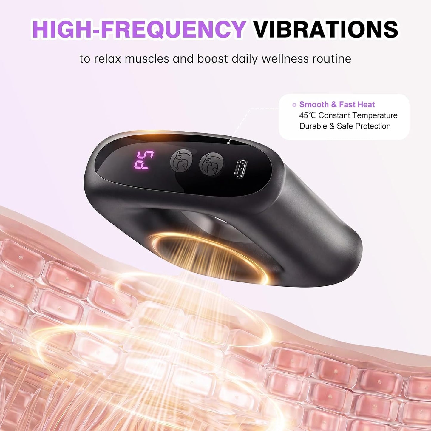 Vibrating Hands-Free Fascia Massager
