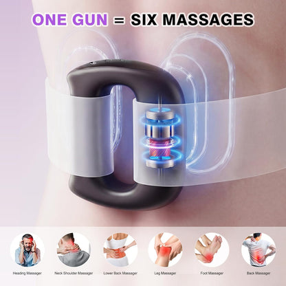 Vibrating Hands-Free Fascia Massager