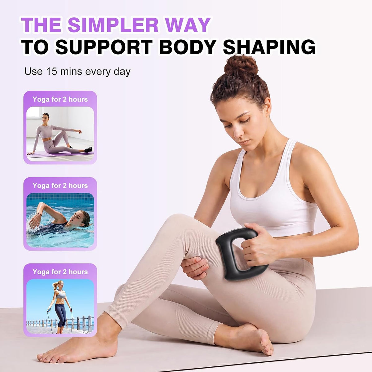 Vibrating Hands-Free Fascia Massager